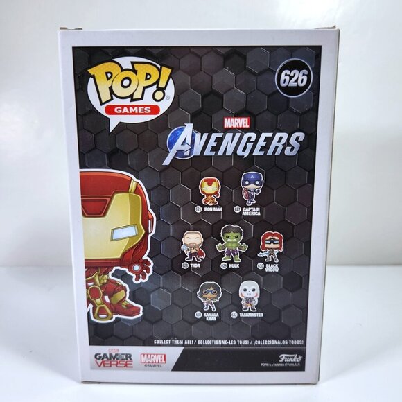 Funko Pop Iron Man 626 Marvel Avengers Vinyl Figure - Picture 3 of 6